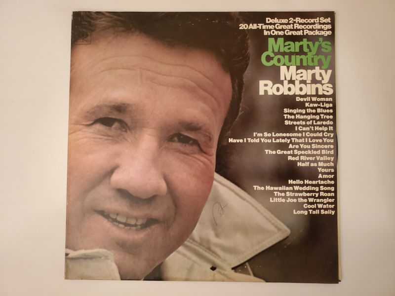 Marty Robbins Marty's Country vinyl record